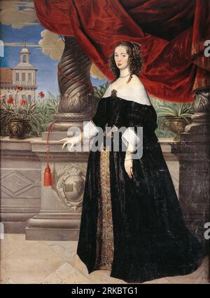Anna Margareta von Haugwitz (1622 – 73) 1649 by Anselm van Hulle Stock Photo