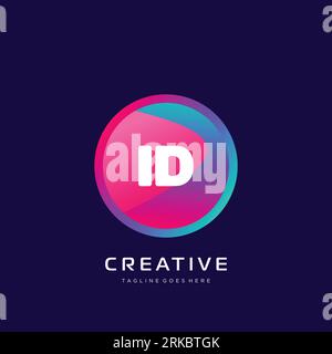 initial logo With Colorful template vector. Stock Vector