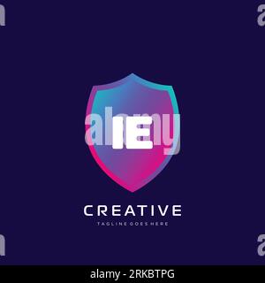 initial logo With Colorful template vector. Stock Vector