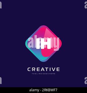 initial logo With Colorful template vector. Stock Vector