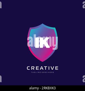 initial logo With Colorful template vector. Stock Vector