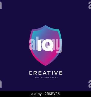 initial logo With Colorful template vector. Stock Vector