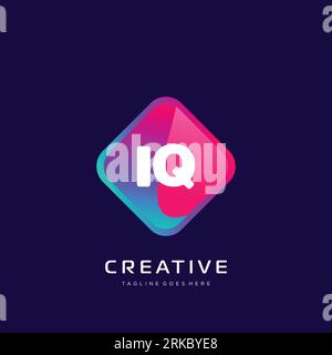 initial logo With Colorful template vector. Stock Vector