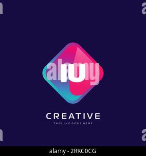 initial logo With Colorful template vector. Stock Vector