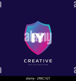 initial logo With Colorful template vector. Stock Vector
