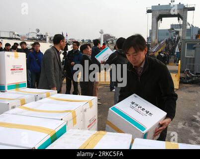 Nov 24, 2010 - Yeonpyeong Island, South Korea - Destroyed houses