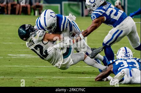 Philadelphia Eagles wide receiver Devon Allen (82) in action