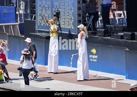 New York, New York, USA. 23rd Aug, 2023. Impressions during the 2023 US Open - Grand Slam (Credit Image: © Mathias Schulz/ZUMA Press Wire) EDITORIAL USAGE ONLY! Not for Commercial USAGE! Stock Photo
