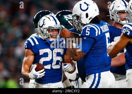 Colts' QB Richardson plays a full half, Colts beat Eagles 27-13 in