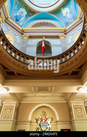 Interior architecture of the BC Legislature public areas in Victoria ...