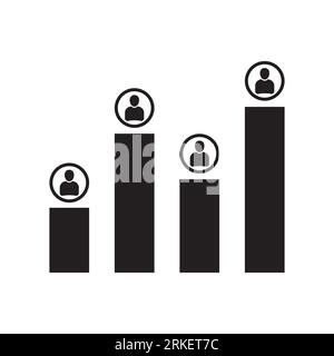 exit polling icon on white background. exit polling logo. flat style. Stock Vector