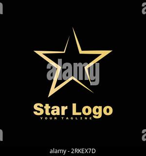 Star logo icon vector template. Stock Vector