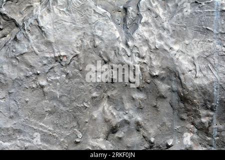 Background wall with abstract spots. Beautiful brown, bronze texture with stains, abstract surface background, modern bright painting of walls in tren Stock Photo