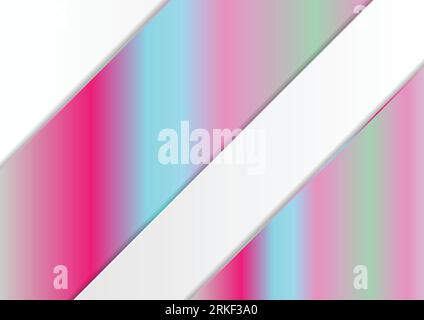 Abstract metallic holographic foil corporate background. Vector design Stock Vector