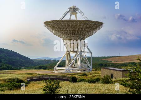 SRT - Sardinia Radio Telescope Stock Photo
