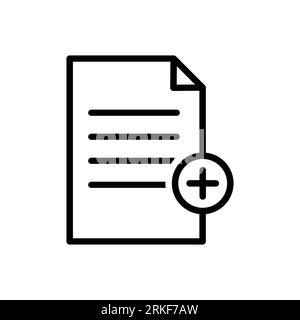 Document and files vector icon. Add file. Delete file icon. Office files and documents icon. EPS 10 illustration of isolated document symbol pictogram Stock Vector