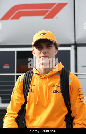 ZANDVOORT, NETHERLANDS - AUGUST 25: Oscar Piastri of McLaren F1 Team ...