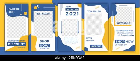 Trendy editable flash sale template for social networks story, ig stories. Can be use for, landing page, website, mobile app, poster, flyer, coupon, g Stock Vector