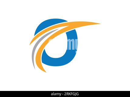 Initial O Letter Alphabet Logo Design In Vector Format. Logotype For Business And Company Identity Stock Vector