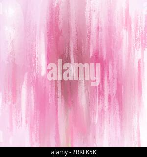 Pink abstract hand painted background design Stock Vector