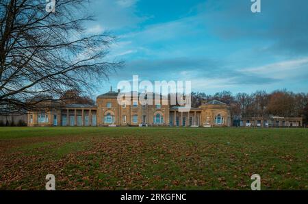 A scenic view of Heaton Park in Manchester, United Kingdom Stock Photo