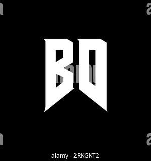 BD Letter Logo Design. Initial letters BD gaming's logo icon for technology companies. Tech letter BD minimal logo design template. BD letter design v Stock Vector