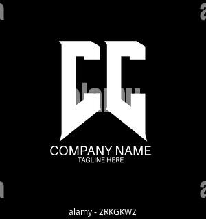CC C C letter logo design. Initial letter CC linked circle upercase ...
