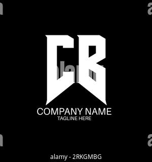 CB Letter Logo Design. Initial letters CB gaming's logo icon for technology companies. Tech letter CB minimal logo design template. CB letter design v Stock Vector