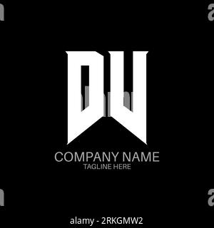 DV Letter Logo Design. Initial letters DV gaming's logo icon for technology companies. Tech letter DV minimal logo design template. DV letter design v Stock Vector