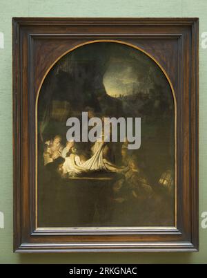 Rembrandt Painting In Alte Pinakothek Stock Photo Alamy