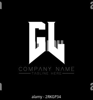 GL Letter Logo Design. Initial letters GL gaming's logo icon for technology companies. Tech letter GL minimal logo design template. GL letter design v Stock Vector