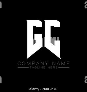 GC Letter Logo Design. Initial letters GC gaming's logo icon for technology companies. Tech letter GC minimal logo design template. GC letter design v Stock Vector