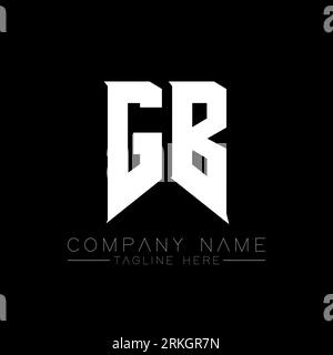 GB Letter Logo Design. Initial letters GB gaming's logo icon for technology companies. Tech letter GB minimal logo design template. GB letter design v Stock Vector