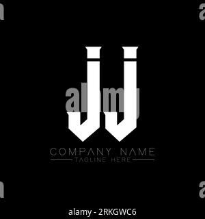 JJ Letter Logo Design. Initial letters JJ gaming's logo icon for technology companies. Tech letter JJ minimal logo design template. JJ letter design v Stock Vector