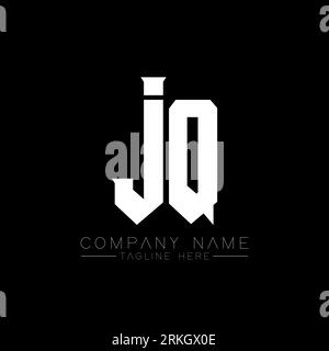 JQ Letter Logo Design. Initial letters JQ gaming's logo icon for technology companies. Tech letter JQ minimal logo design template. JQ letter design v Stock Vector