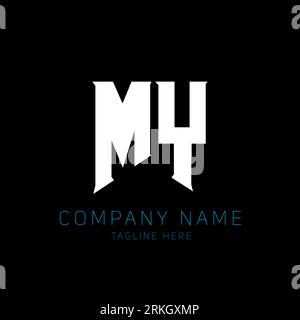 MY Letter Logo Design. Initial letters MY gaming's logo icon for technology companies. Tech letter MY minimal logo design template. MY letter design v Stock Vector