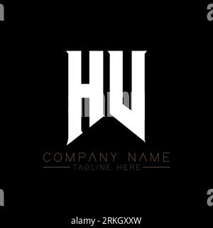 HV Letter Logo Design. Initial letters HV gaming's logo icon for technology companies. Tech letter HV minimal logo design template. HV letter design v Stock Vector