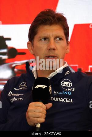 VOWLES James, Team Principal of Williams Racing, portrait press ...