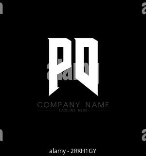 PD Letter Logo Design. Initial letters PD gaming's logo icon for technology companies. Tech letter PD minimal logo design template. PD letter design v Stock Vector