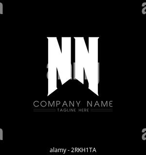 NN Letter Logo Design. Initial letters NN gaming's logo icon for technology companies. Tech letter NN minimal logo design template. NN letter design v Stock Vector