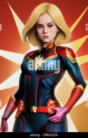 Woman superhero pose hi-res stock photography and images - Alamy
