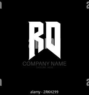 RD Letter Logo Design. Initial letters RD gaming's logo icon for technology companies. Tech letter RD minimal logo design template. RD letter design v Stock Vector