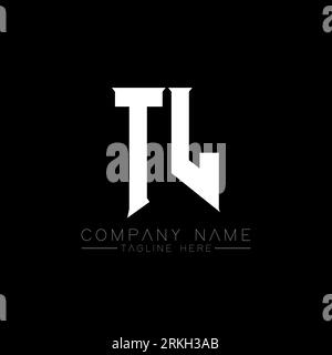 TL Letter Logo Design. Initial letters TL gaming's logo icon for technology companies. Tech letter TL minimal logo design template. TL letter design v Stock Vector