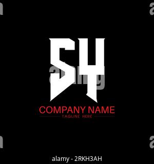 SY Letter Logo Design. Initial letters SY gaming's logo icon for technology companies. Tech letter SY minimal logo design template. SY letter design v Stock Vector