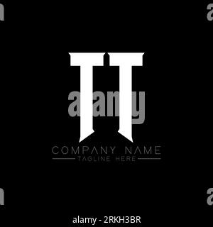 TT Letter Logo Design. Initial letters TT gaming's logo icon for technology companies. Tech letter TT minimal logo design template. TT letter design v Stock Vector