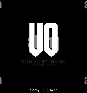 UO Letter Logo Design. Initial letters UO gaming's logo icon for technology companies. Tech letter UO minimal logo design template. UO letter design v Stock Vector