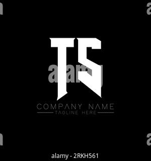 TS Letter Logo Design. Initial letters TS gaming's logo icon for technology companies. Tech letter TS minimal logo design template. TS letter design v Stock Vector