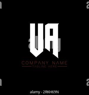 UA Letter Logo Design. Initial letters UA gaming's logo icon for technology companies. Tech letter UA minimal logo design template. UA letter design v Stock Vector