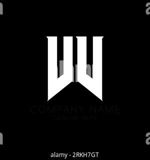 VV Letter Logo Design. Initial letters VV gaming's logo icon for technology companies. Tech letter VV minimal logo design template. V V letter design Stock Vector