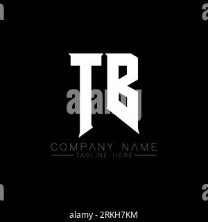 TB Letter Logo Design. Initial letters TB gaming's logo icon for technology companies. Tech letter TB minimal logo design template. TB letter design v Stock Vector